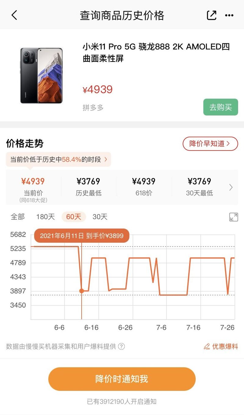 如何看待小米11pro价格在过了618之后继续大幅跳水？-3.jpg
