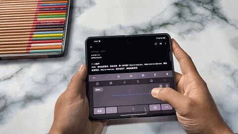 文本输入新体验，OPPO Find N：将屏幕弯折进行打字你见过 ...-15.jpg