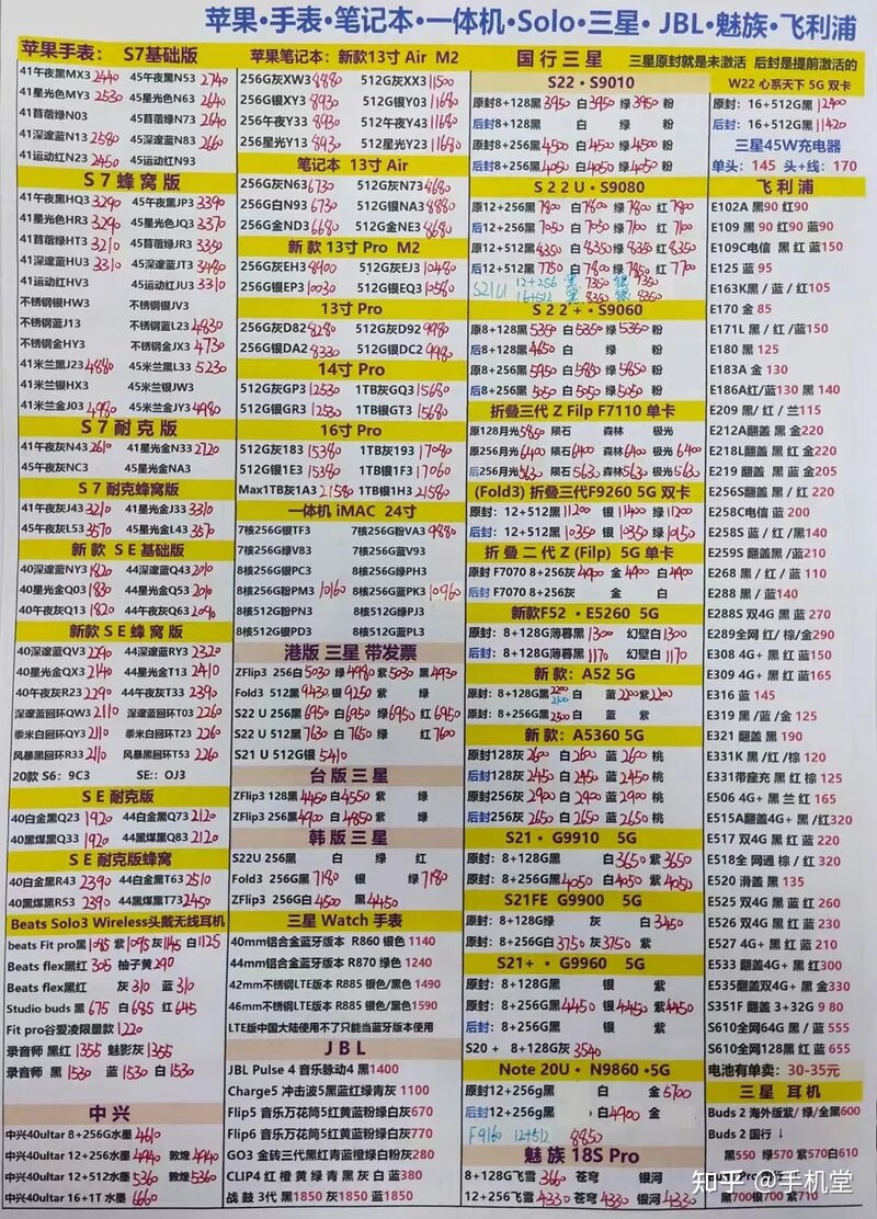 华强北手机批发报价单2022年7月22日-3.jpg