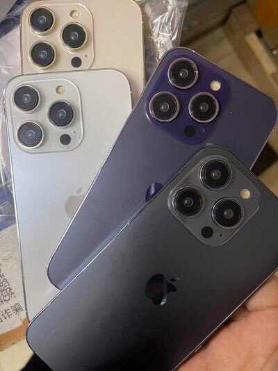 丑哭了！苹果iPhone 14 Pro紫色和蓝色机模曝光-3.jpg