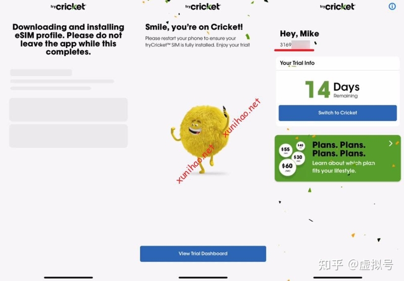 免费试用14天的美国实体号码Cricket eSIM在国内的注册激活 ...-17.jpg