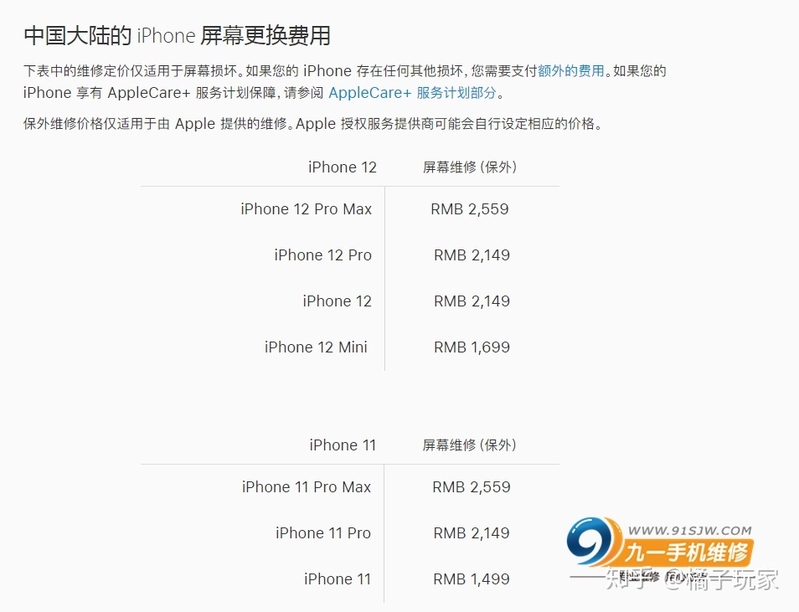 iPhone12 mini换屏幕多少钱？苹果官方更换屏幕和电池报价来了-3.jpg