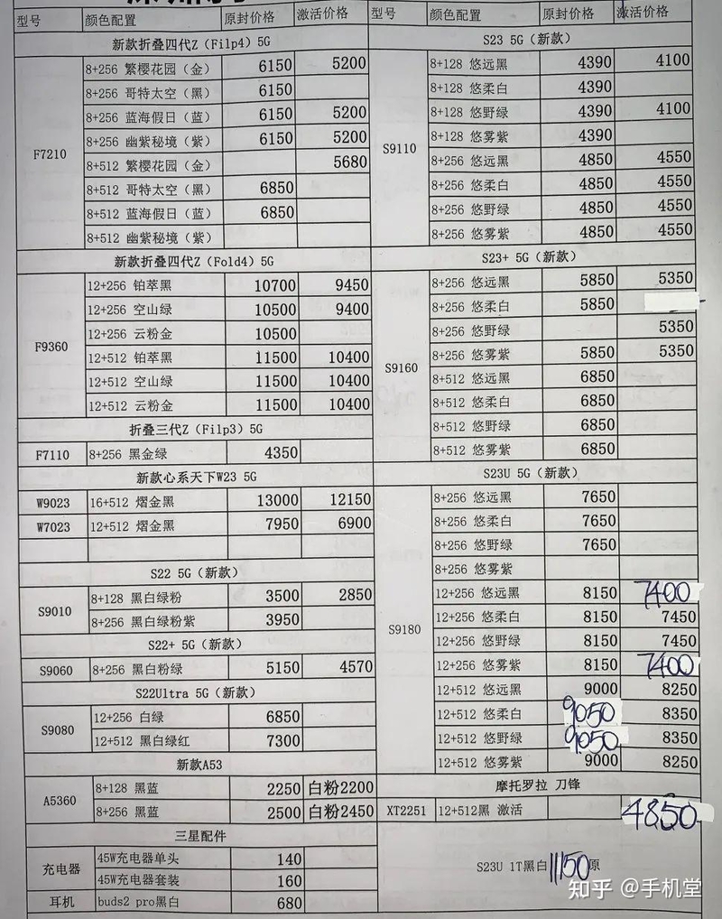 深圳华强北手机批发报价单2023年4月1日-11.jpg