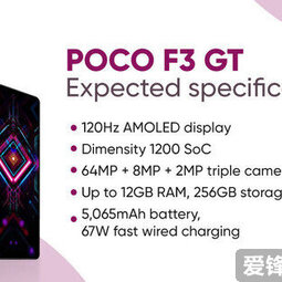 Redmi K40游戲增強(qiáng)版或在印度發(fā)布 改名POCO F3 GT