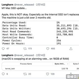 部分 Mac 电脑出现 SSD 过度磨损问题，疑似系统 bug-爱锋贝 正品二手手机批发