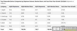 2020年可穿戴设备出货量近4.5亿 苹果市场份额第一-爱锋贝 正品二手手机批发