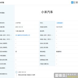 小米汽车被抢注商标 此前被传或联手长城造电动汽车-爱锋贝 正品二手手机批发